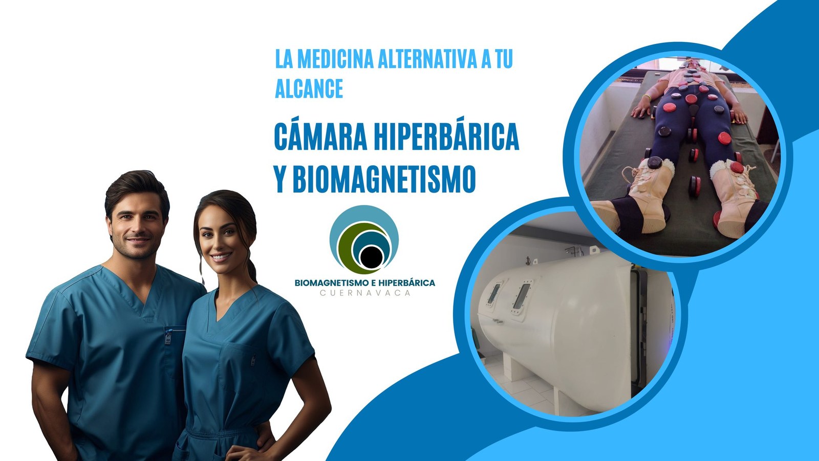 Promocional cámara hiperbárica y biomagnetismo Cuernavaca